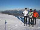 Ronald, Werner und ich auf der Hahnenkammabfahrt