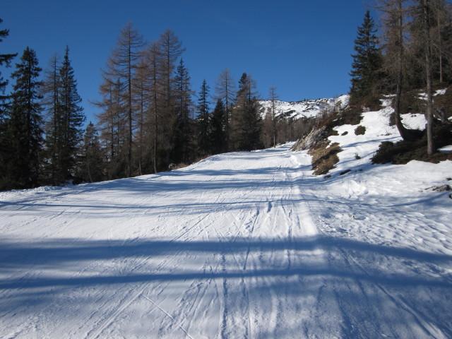 Skiweg Lawinenstein zum Parkplatz