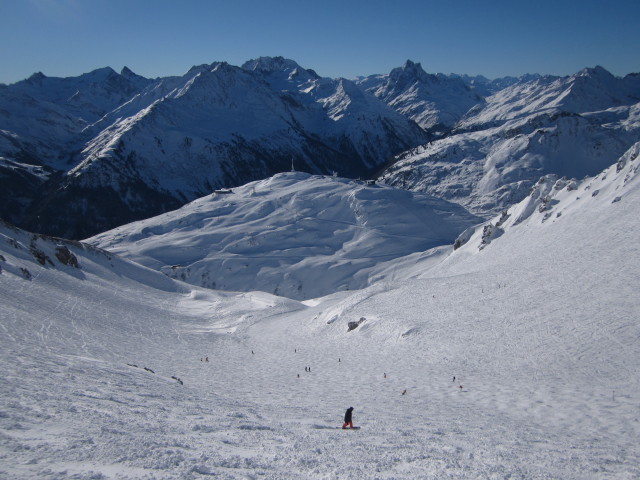 Markus auf der Skiroute 'Schindlerkar'