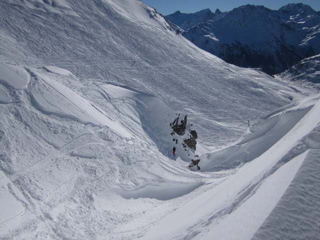 Markus neben der Skiroute 'Schindlerhänge'