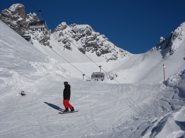 Markus auf der Skiroute 'Pfannenköpfe'