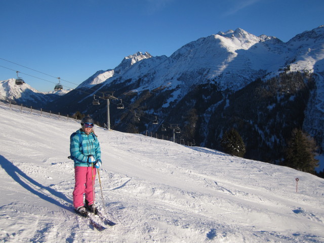 Rosie auf der Grün-St. Anton-Piste