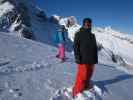 Rosie und Markus auf der Skiroute 'Knoppenkar'