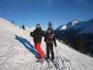 Markus und ich auf der Faschpiste