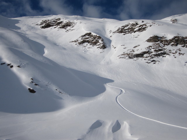 neben der Piste Gipfelbahn - Hochkar