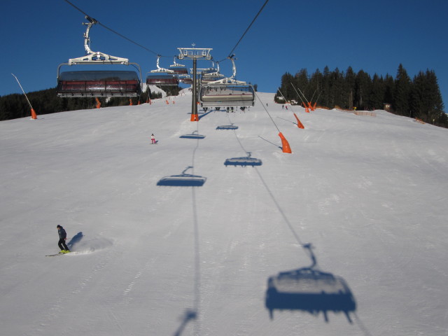 Breiteckpiste von der Glocknerbahn aus