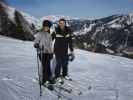 Conny und ich auf der Piste Waldalm - Kreuzboden