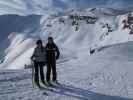 Conny und ich auf der Piste Gipfelbahn - Hochalm