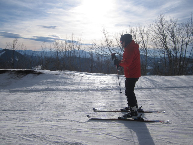 Erich am Skiweg Hennesteck