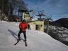 Erich bei der Bergstation der Pfarrbodenbahn, 984 m