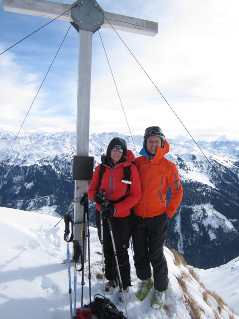 Martina und ich am Tapenkopf, 2.240 m