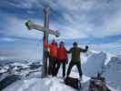 Ich, Martina und Axel am Gamskopf, 2.205 m