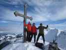 Ich, Martina und Axel am Gamskopf, 2.205 m