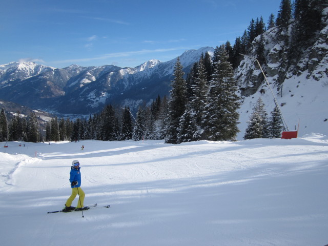Elke auf der Kleine Scharte-Abfahrt (20. Feb.)