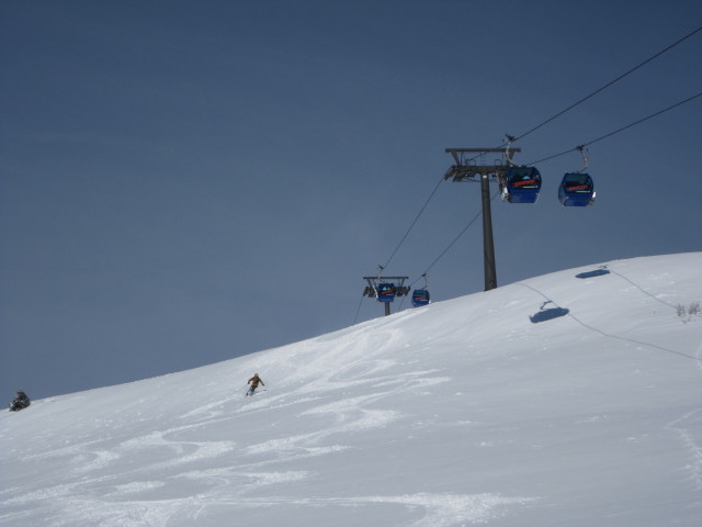 Henryk auf der Skiroute Katstall (20. Feb.)