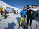 Elke und Thomas bei der Bergstation der Schlossalmbahn II, 2.050 m (20. Feb.)