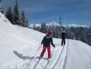 Beate und Thomas auf der Skiroute Katstall (20. Feb.)