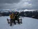 Henryk und ich am Stubnerkogel, 2.246 m (21. Feb.)