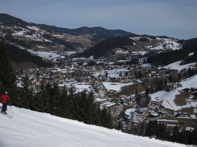 Wagrain von der Kühbergabfahrt aus