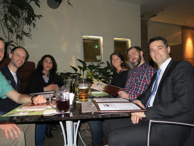 Markus, Selma, Angela, Richard und Mario im Frank's