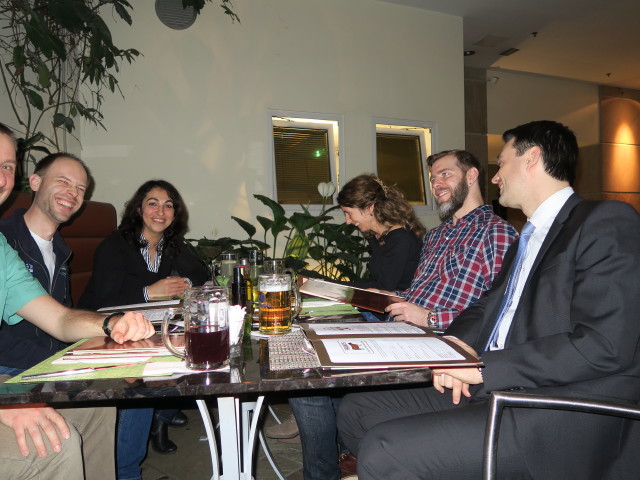 Markus, Selma, Angela, Richard und Mario im Frank's