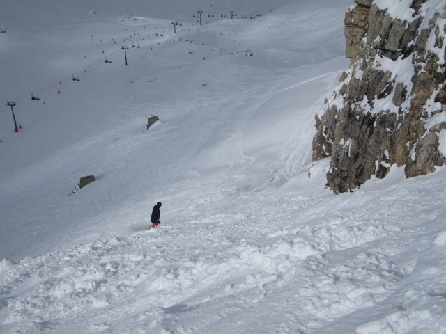 Markus neben der Piste Double M (6. März)