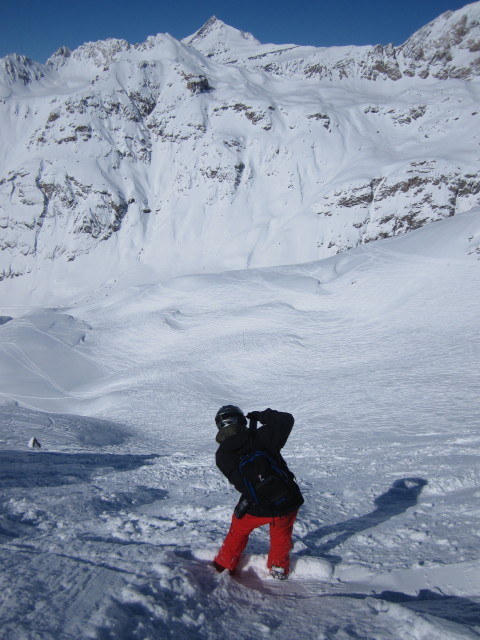 Markus im Le Grand Vallon (7. März)