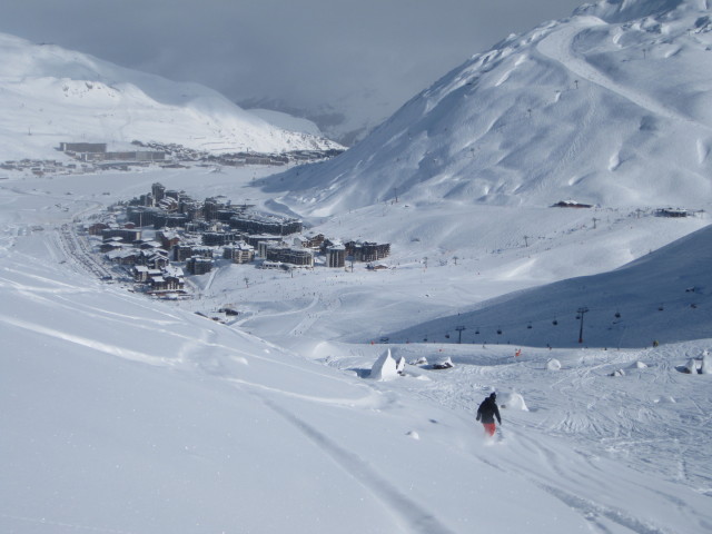 Markus neben der Piste Lanches (8. März)