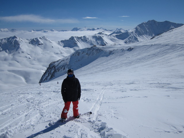 Markus am Glaciers de la Grande Motte (8. März)