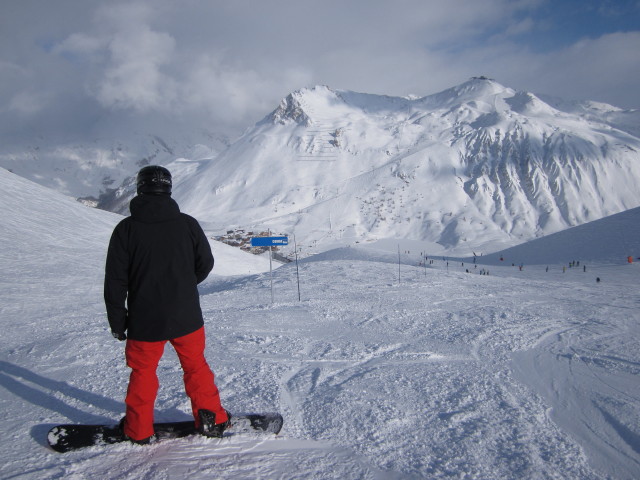 Markus auf der Piste Combe (8. März)