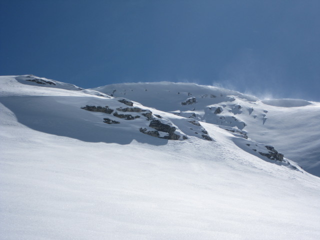 neben der Piste Sache (9. März)