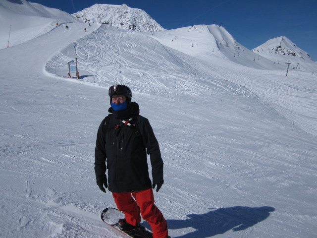 Markus auf der Piste Rhododendron (9. März)