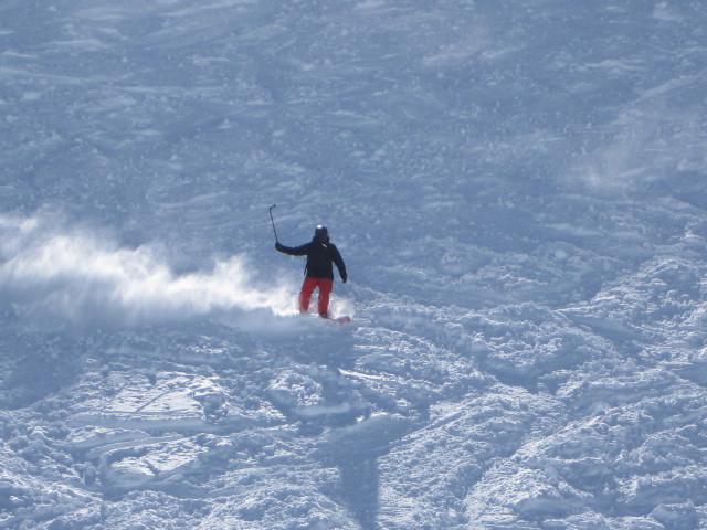 Markus neben der Piste Sache (9. März)