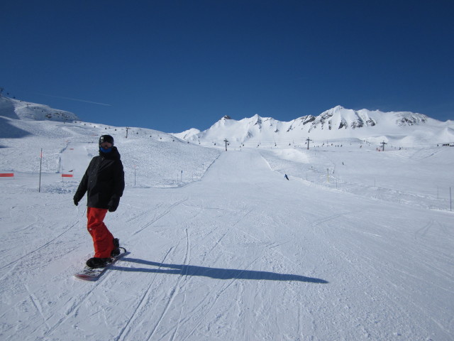 Markus auf der Piste Club des Sports (11. März)