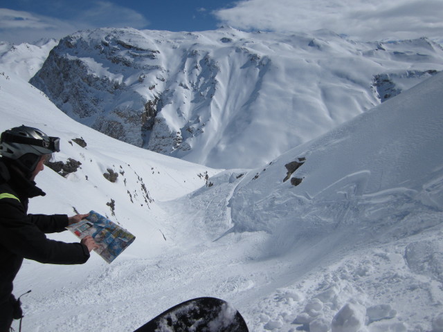 Ich im Vallon de la Ruisseau (11. März)