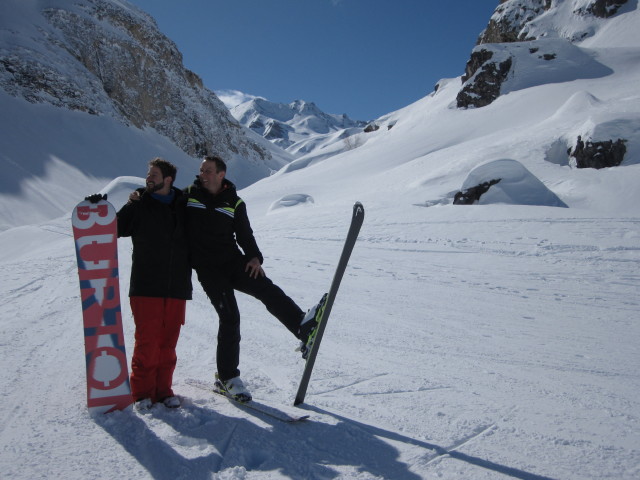 Markus und ich im Vallon de la Ruisseau (11. März)