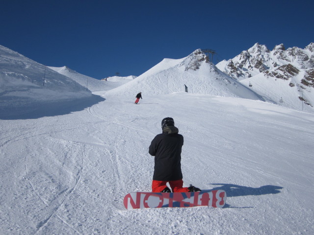 Markus auf der Piste Merles (12. März)