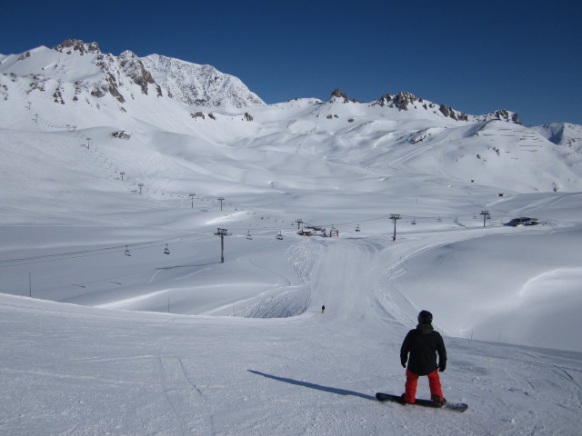 Markus auf der Piste Lac (12. März)