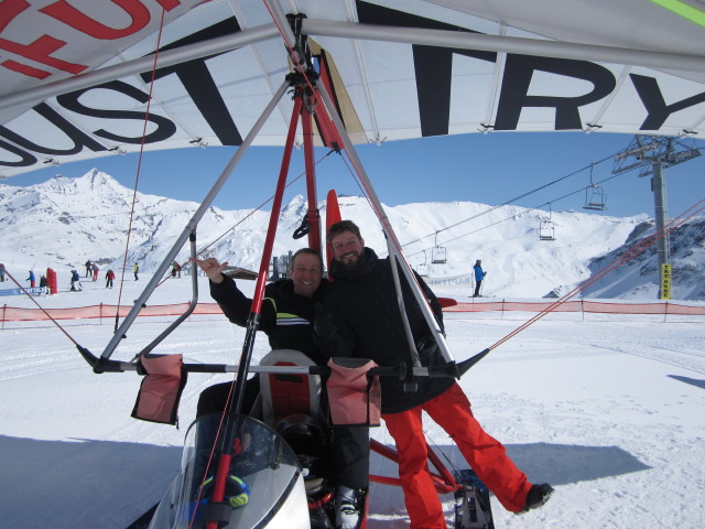 Ich und Markus im Tignes Air Experience (12. März)