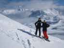 Ich und Markus auf der Piste Fresse (6. März)