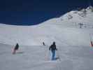 Markus auf der Piste Face de Bellevarde (7. März)