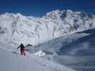 Markus neben der Piste Vallon (7. März)