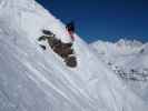 Markus neben der Piste Vallon (7. März)