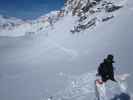 Markus neben der Piste Roches (7. März)