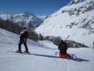 Markus auf der Piste Mangard (7. März)