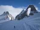 Markus auf der Piste Aiguille Percée (8. März)