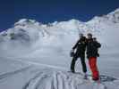 Ich und Markus im Vallon de la Sache (9. März)