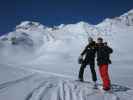 Ich und Markus im Vallon de la Sache (9. März)