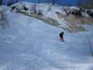 Markus neben der Piste Pavot (9. März)