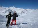 Ich und Markus im Vallon de la Cugnai (10. März)